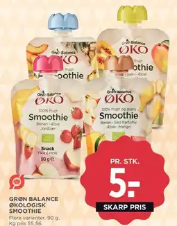 MENY Grøn Balance Økologisk Smoothie tilbud