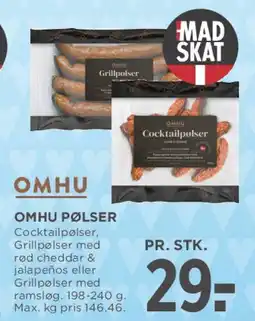 MENY OMHU Pølser tilbud