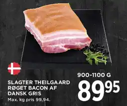MENY Slagter Theilgaard røget bacon af dansk gris tilbud