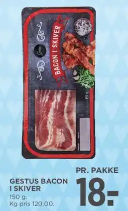 MENY Gestus Bacon i skiver tilbud