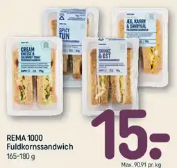 REMA 1000 REMA 1000 Fuldkornssandwich tilbud