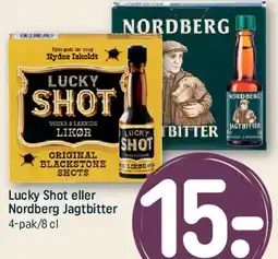 REMA 1000 Lucky Shot eller Nordberg Jagtbitter tilbud