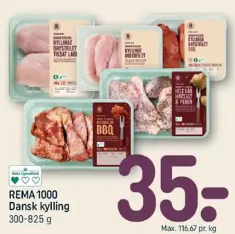 REMA 1000 Dansk kylling tilbud