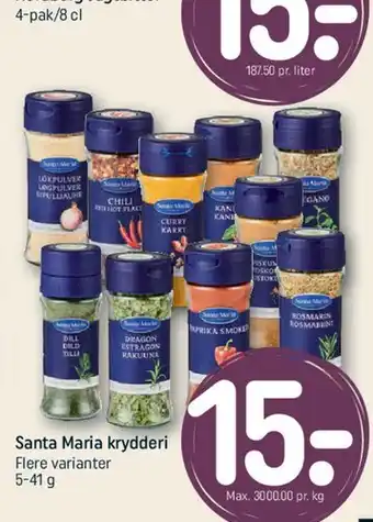 REMA 1000 Santa Maria krydderi tilbud
