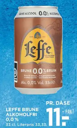 MENY Leffe Brune Alkoholfri tilbud