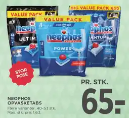 MENY Neophos opvasketabs tilbud