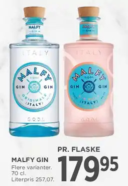 MENY Malfy Gin tilbud
