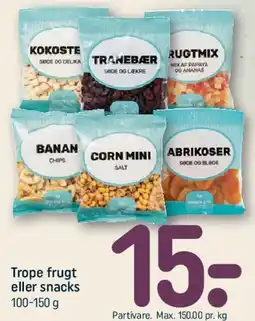 REMA 1000 Trope frugt eller snacks tilbud