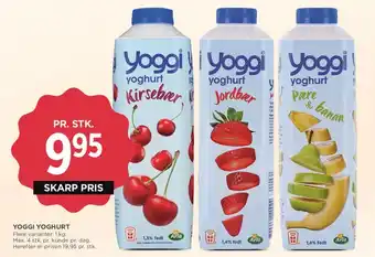 MENY Yoggi yoghurt tilbud