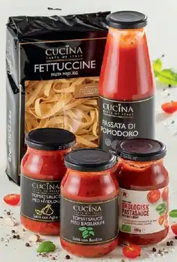 REMA 1000 Cucina passata, tomatsauce, fettuccine eller REMA 1000 økologisk pastasauce tilbud