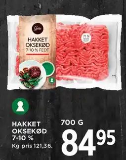 MENY Hakket oksekød (7-10% fedt) tilbud