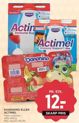 MENY Danonino eller Actimel tilbud