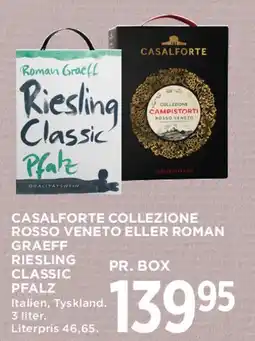 MENY Casalforte Collezione Rosso Veneto eller Roman Riesling Classic tilbud