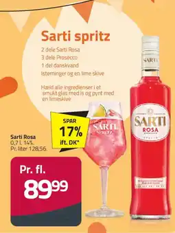 Fleggaard Sarti rosa tilbud