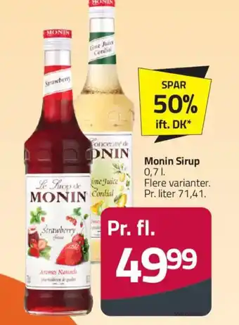 Fleggaard MONIN Sirup tilbud