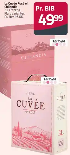 Fleggaard LA CUVÉE Rosé el. chilandia tilbud