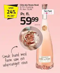 Fleggaard CÔTE DES ROSES Rosé tilbud