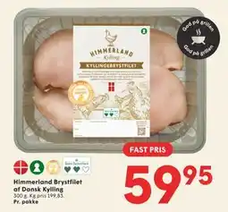 SPAR Himmerland Brystfilet af Dansk Kylling tilbud