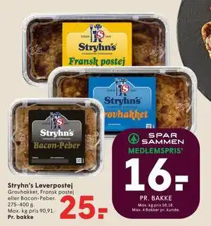 SPAR Stryhn’s Leverpostej tilbud
