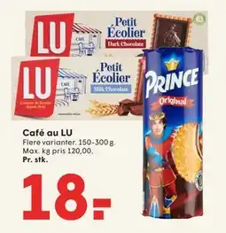 SPAR Café au LU tilbud