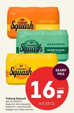 SPAR Tuborg Squash tilbud