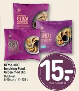 REMA 1000 REMA 1000 Inspiring Food Gyoza med dip tilbud