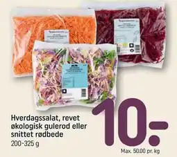 REMA 1000 Hverdagssalat, revet økologisk gulerod eller snittet rødbede tilbud