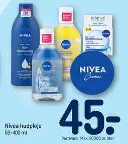 REMA 1000 Nivea hudpleje tilbud