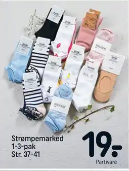 REMA 1000 Strømpemarked 1-3-pak Str. 37-41 tilbud