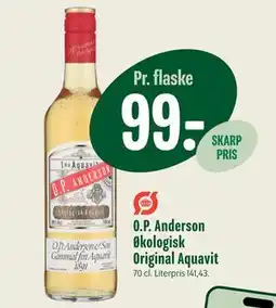 Min Købmand O.P. Anderson Økologisk Original Aquavit tilbud