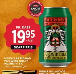 MENY MIKKELLER BIG BAD PILS WEST COAST PILSNER 5,3 % tilbud