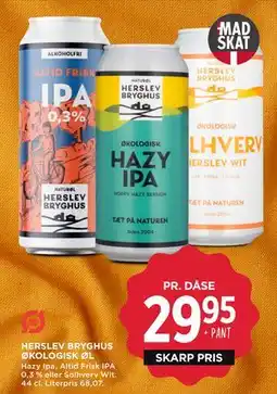 MENY HERSLEV BRYGHUS ØKOLOGISK ØL tilbud