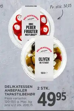 MENY DELIKATESSEN ANBEFALER TAPASTILBEHØR tilbud