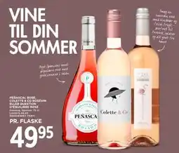 MENY PEÑASCAL ROSÉ, COLETTE & CO ROSÉVIN ELLER QUESTION D’ÉQUILIBRE ROSÉ tilbud