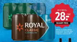 MENY ROYAL ALKOHOLFRI ØL tilbud
