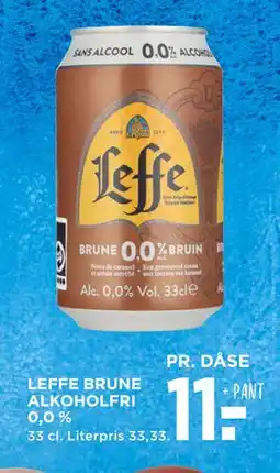 MENY LEFFE BRUNE ALKOHOLFRI 0,0 % tilbud