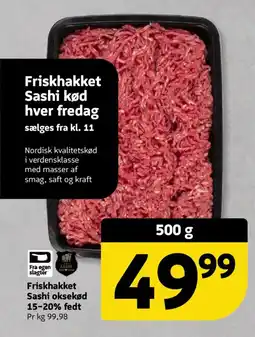 Løvbjerg Friskhakket sashi oksekød 15-20% fedt tilbud