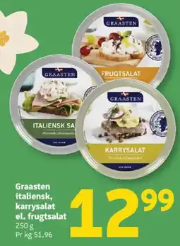 Løvbjerg GRAASTEN Italiensk, karrysalat el. frugtsalat tilbud