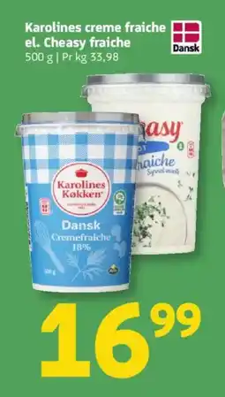 Løvbjerg Karolines creme fraiche el. cheasy fraiche tilbud