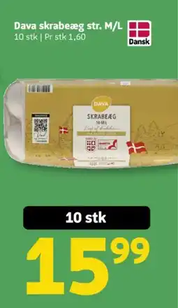 Løvbjerg Dava skrabeæg str. m/l tilbud