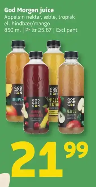 Løvbjerg GOD MORGEN Juice tilbud