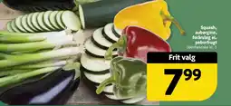 Løvbjerg Squash, aubergine, forårsløg el. peberfrugt tilbud