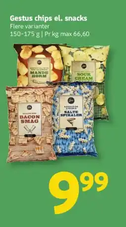 Løvbjerg GESTUS Chips el. snacks tilbud