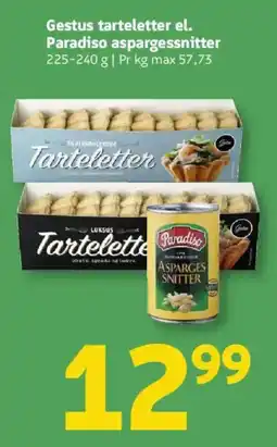 Løvbjerg GESTUS Tarteletter el. paradiso aspargessnitter tilbud