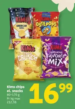 Løvbjerg KIMS Chips el. snacks tilbud