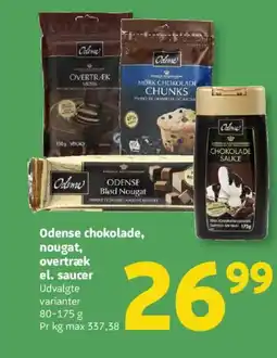 Løvbjerg ODENSE Chokolade, nougat, overtræk el. saucer tilbud
