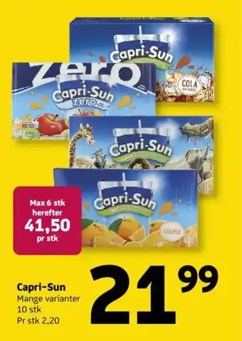 Løvbjerg Capri-sun tilbud