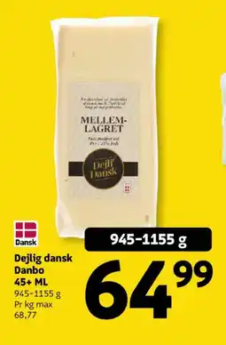 Løvbjerg Dejlig dansk danbo 45+ ml tilbud