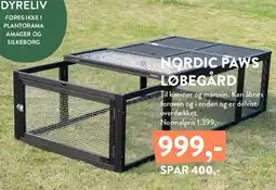 Plantorama Nordic Paws løbegård tilbud