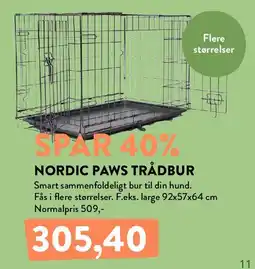 Plantorama Nordic Paws Trådbur tilbud